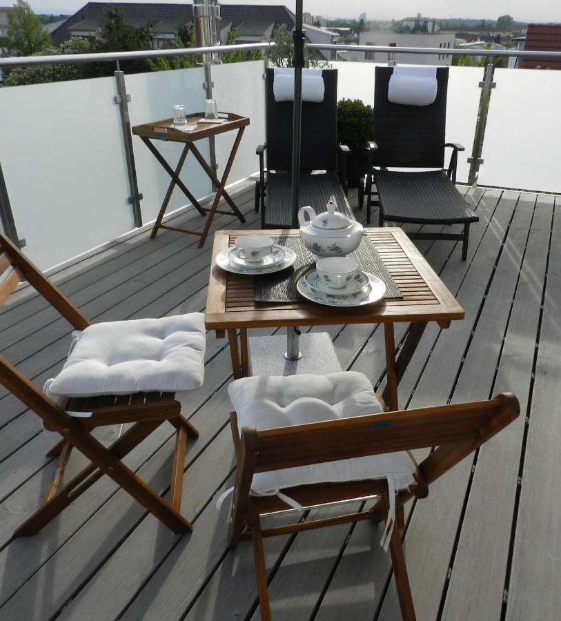Ferienwohnung Burgenblilck Weinheim Exterior foto